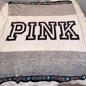 Pink Fleece Throw